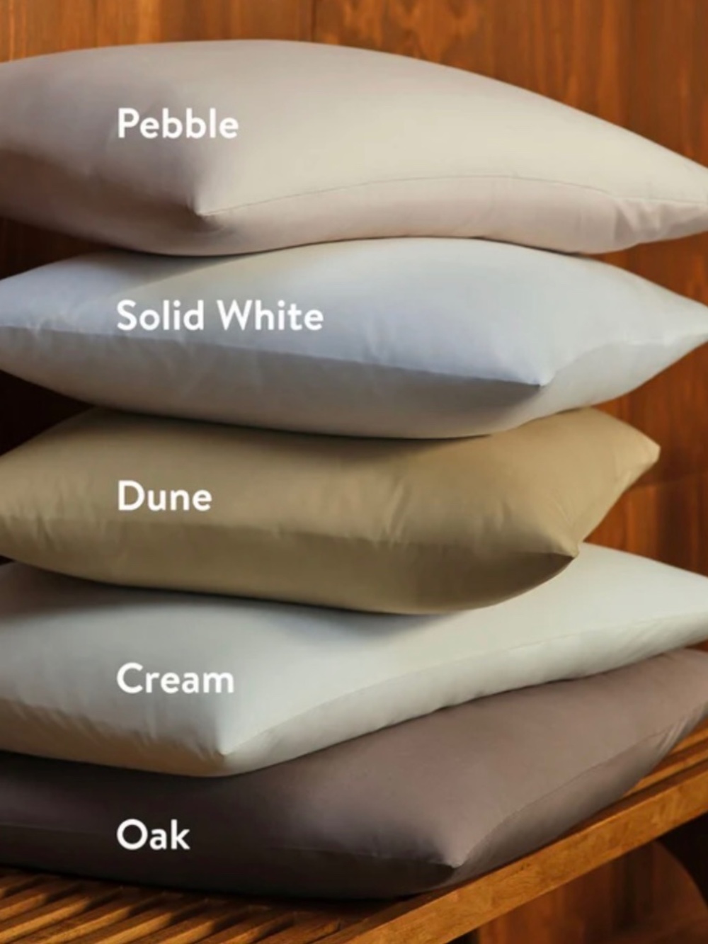 Brooklinen Classic Percale Duvet Cover (pebble)